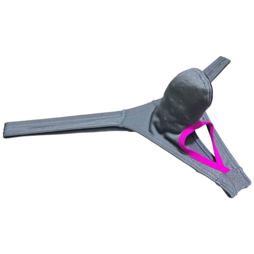 Men's Spandex Bulge Pouch Thong Underwear Ball Out Bikini T-back Shiny Solid Tangas4