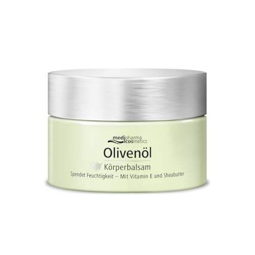 Olivenöl Körperbalsam - für trockene und empfindliche Haut - Mit Vitamin E und Sheabutter - medipharma cosmetics - 250 ml