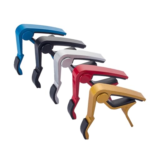 QUMIIRITY Replacement Guitar Capo Clip Tuner for Acoustic Folk Classical Violin Ukulele Random Color