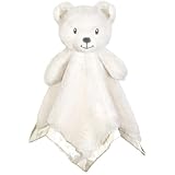 BEILIMU Bear Security Blanket Soft Baby Lovey Fluffy Blanket Unisex Lovie Snuggle Toy Baby Bear Stuffed Gift for Newborn, Boys and Girls, 16 Inch