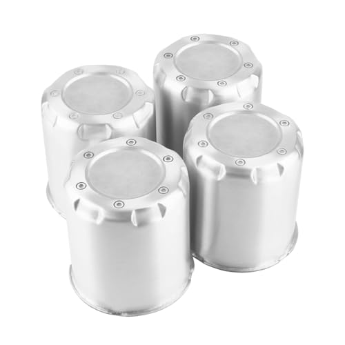 Cache-moyeux en aluminium chromé 115 mm pour camion et remorque