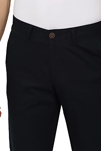 Image of Van Heusen Men's Mid Rise Regular Fit Ankle-Length Twill Chinos