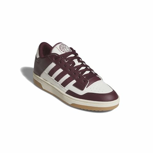 adidas Unisex Rapid Court Low Shoes, FTWR White/Maroon/GUM4, 42 EU – Ansicht 3