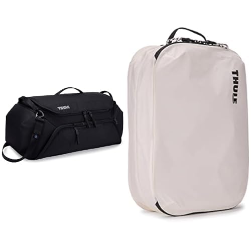 Thule RoundTrip Bike Duffel 55L with Clean/Dirty Packing Cube Travel Set