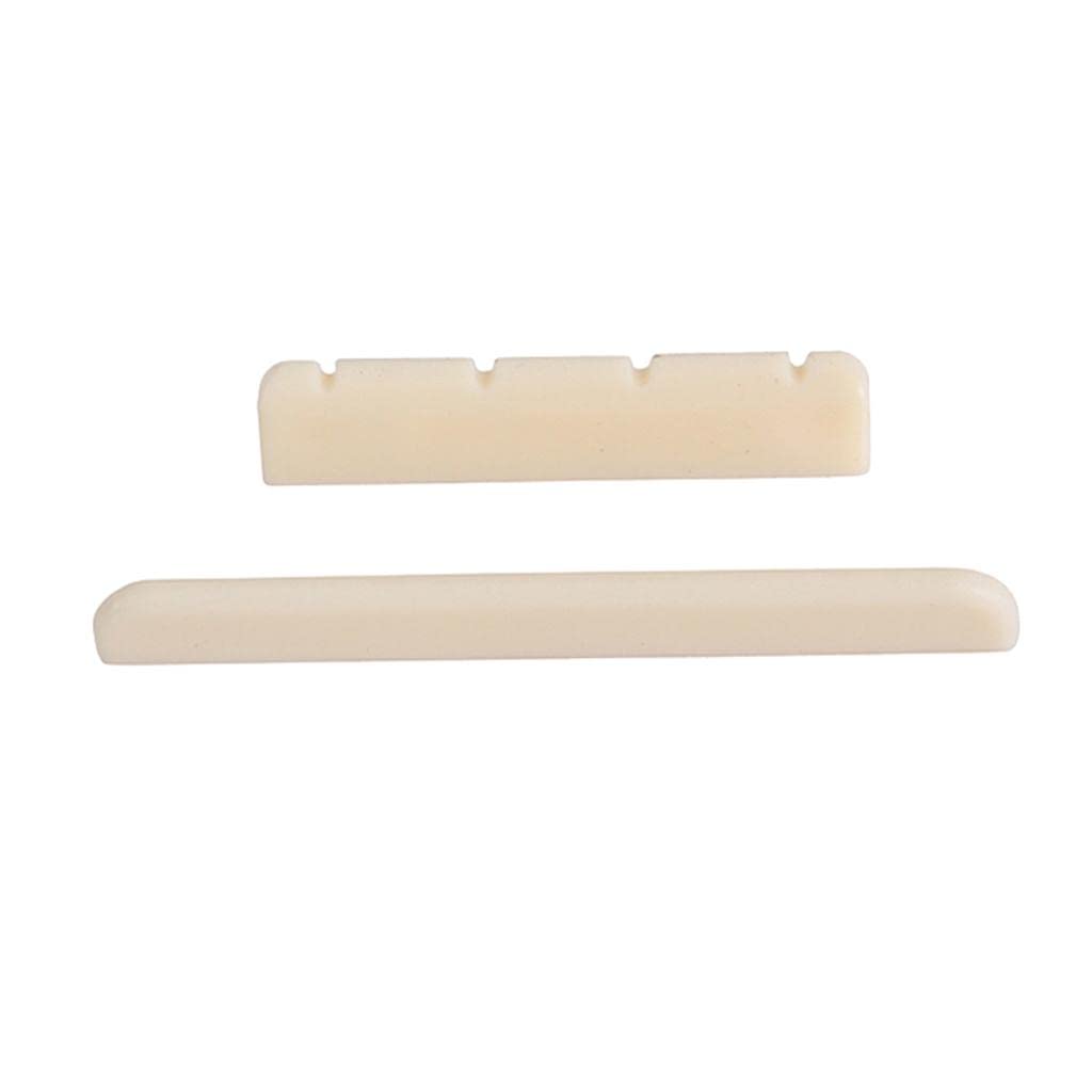 MYADDICTION 1 Set Plastic Bridge Saddle Nut for Ukulele 4 String Guitar Accessory Musical Instruments & Gear | Guitars & Basses | Parts & Accessories | Guitar Parts | Nuts-image-6