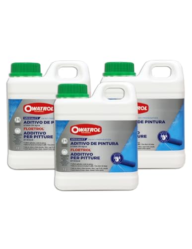 OWATROL Kit 3 Uds. Aditivo De Pintura Floetrol Pouring 1 Lt