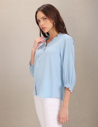 Image of U.S. Polo ASSN. Women's Polyester Regular Fit Blouse