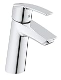 GROHE Start - Einhand- Waschtischarmatur (wassersparend, M-Size, schnelle Befestigung, mit Temperaturbegrenzer), chrom, 23575001