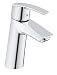 Produktbild GROHE Start - Einhand- Waschtischarmatur (wassersparend, M-Size, schnelle Befestigung, mit Temperaturbegrenzer), chrom, 23575001