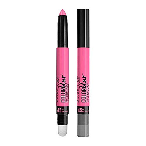 ONLY 1 IN PACK Maybelline Color Blur Cream Matte Pencil + Smudger, 45 I'm Blushed