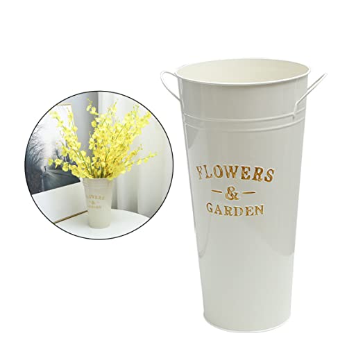 Pots de fleurs en métal forgé haut de gamme style rétro 35cm