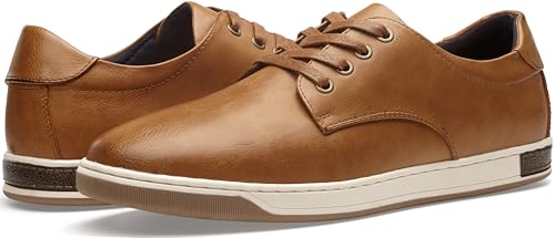Jousen Men's Casual Shoes Dress Sneakers Plain Toe