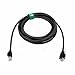 Gigabit Ethernet Cable for Basler Daheng Point Grey Blackfly GigE Camera to Host, Cat5e RJ45 to RJ45 with Horizontal Locking Screw 5m