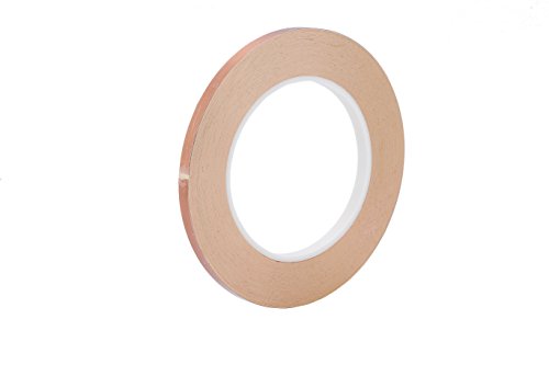 1.25 Mil Stained Glass Copper Foil Tape With Conductive Adhesive (7/32Inch X 36Yards) #TOP3