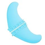 KOMBIUDA 1 Par Aleta De De Tabla De Surf Aleta De Surf Estabilizador De Agua De Remo Aleta De Remo Separador De Agua para Tablas De Surf Aleta De Paddle Paleta Nailon Más Fibra Blue