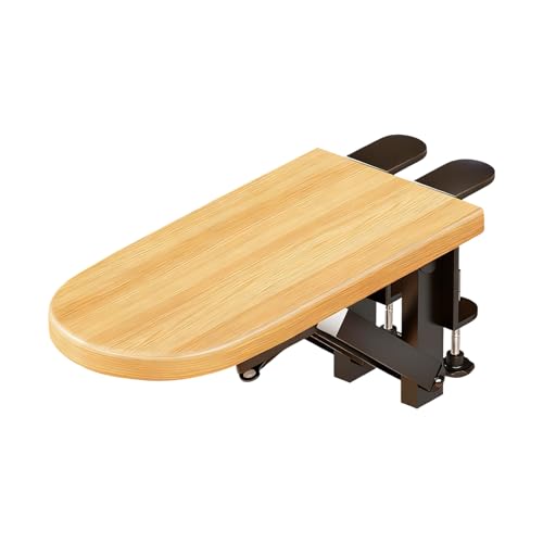 Ergonomic Desk Elbow Rest with Wrist Pad & Metal Brackets Computer Desk Elbow Pad