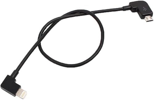 Generic 30cm Micro USB to 8-Pin Data Cable for Drone Remote Controllers
