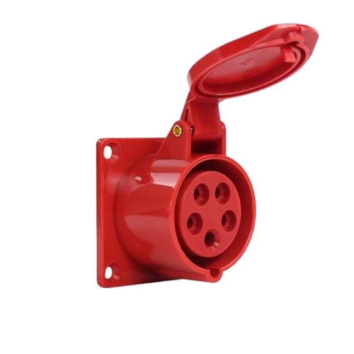 Solid industrial and socket 5 core 16A male and female docking waterproof explosion-proof aviation connector 380V(Concealed socket)