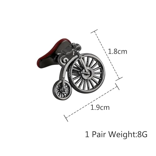 Gemelos de bicicleta de carreras acabado plata y acero inoxidable 3