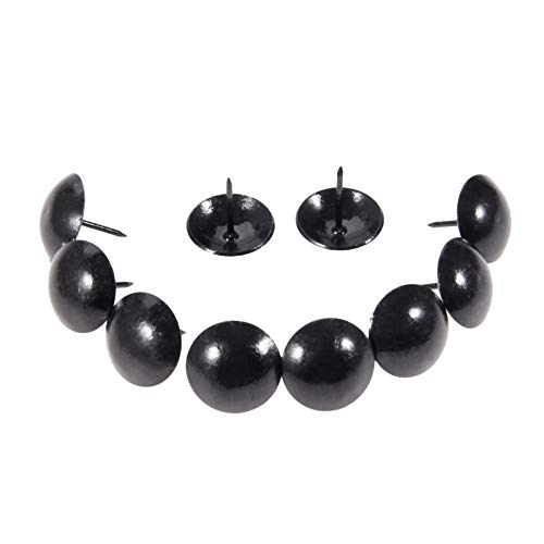 Goujon porte matériel en fer noir 25mm clous vintage pour boîte bois et canapé