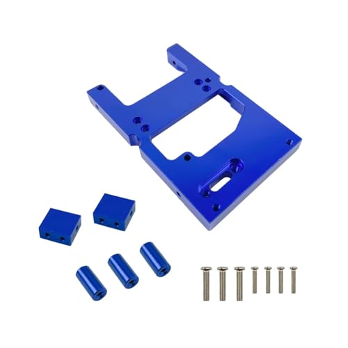 RC�V���[�V For WPL B14 B24 C14 C24 Q65 For MN D90 D99S MN45 ���^���X�e�A�����O�T�[�{ �q�ɌŒ�}�E���g�u���P�b�g RC�J�[�p�[�c �����C��(Blue)