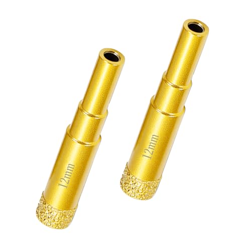 Image of Diamond Hole Saw Bits,Tile Hole Saw Kit 1 /2 inch Diamond Core Drill Bit 2pcs for Porcelain, Tile, Ceramic, Glass, Tile,Granite,Stone,Marble 12mm