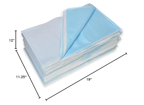 Image of Dealmed Disposable Stretcher Sheets 50 Count, Blue, 40 inch x 72 inch, Ideal for Stretchers, Exam Tables, and Other Furniture