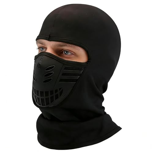 Máscara de esquí para mujer, sombrero térmico de cara completa, sombrero de esquí grueso, para mujer, al aire libre, clima frío, ciclismo, equitación, motocicleta, snowboard, deportes
