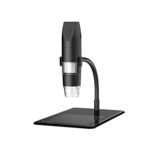 Drahtloses digitales Mikroskop Handgehaltene USB-HD-Inspektionskamera 50x-1000fache Vergrößerung mit Stativ, kompatibel mit Android und iOS
