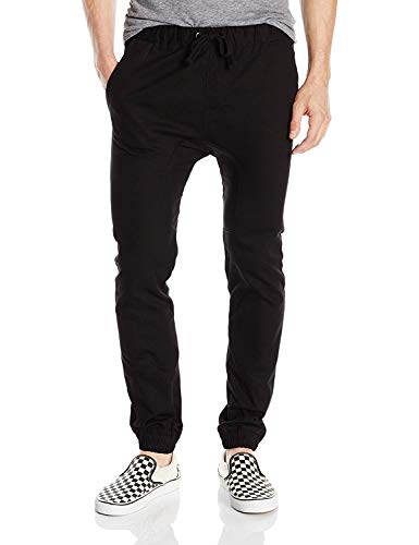 Akademiks Men's Nollie Solid Twill Jogger