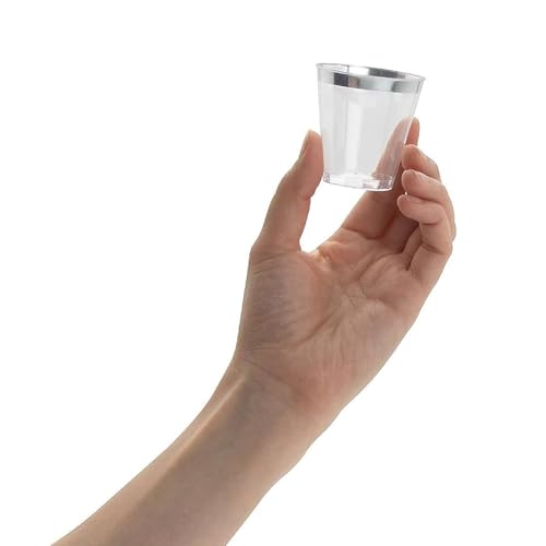 BAR BEER WINE SPIRITS 3 barY3 Disposable Red Mini Shot Glasses! Bpa Free, 2 Oz Mini Red Shot Glasses, Perfect for Any Occasion 120 Glasses (Pack of 6)