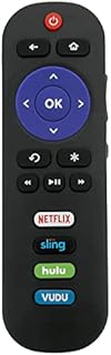 RC280 Replacement Remote Applicable for TCL Roku TV with Netflix Sling Hulu Vudu Key 55UP120 32S4610R 50FS3750 32FS3700 32FS4610R 32S800 32S850 32S3850 48FS3700 55FS3700 65S405 43S405 49S405 40S3800
