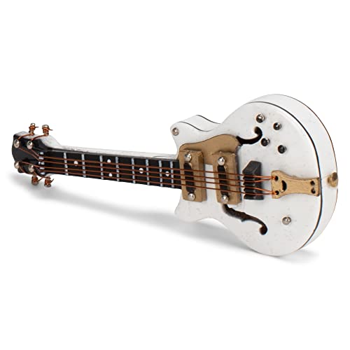 Miniature Guitare électrique W/Case 7,6 cm - Les Beatles, Paul McCartney, John Lennon, RIngo Starr, George Harrison Miniature Guitare électrique W/Case 7,6 cm – Image 4