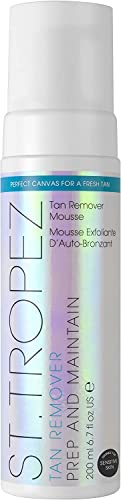 St.Tropez: Espuma prebase y eliminador de bronceado falso, preparar y mantener 2 en 1, desintoxica y prepara para la piel, adecuado para pieles sensibles, con certificación de PETA, 200 ml