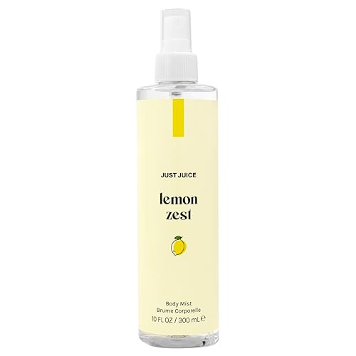 Just Juice Lemon Zest - Bright Fruity Floral Body Spray for Women and Men - Lemon, Grapefruit, Mandarin Body Mist for Women and Men - 10.14 oz