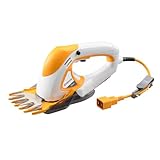 京セラ(Kyocera) 旧リョービ バリカン AB-1120 刈込幅110mm キワ刈りガイド付 693950A 【キワ刈りガイドで壁や刃を傷つけないでキワの芝をカット】 刈込幅110mm 両刃駆動 刈込高さ3段階ワンタッチ調節 切味長持ちニッケルコーティングブレード 日本製ブレード