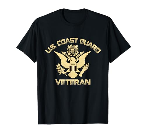 U.S. Coast Guard Veteran Eagle Vintage Veterans Day Gifts T-Shirt