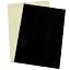 2 sheets: 2 colors: 1x black, 1x light tan