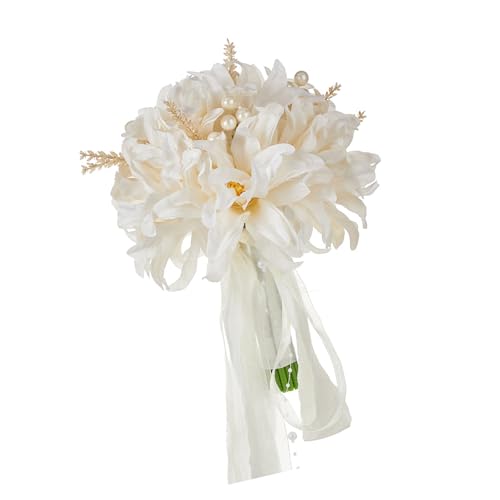 KAHDGSS Ramo De Novia De Orquídeas De Seda Realista Arreglo De Flores Artificiales Para Centro De De Ceremonia De Boda Accesorio Decorativo Ramo De Flores De Seda Realista