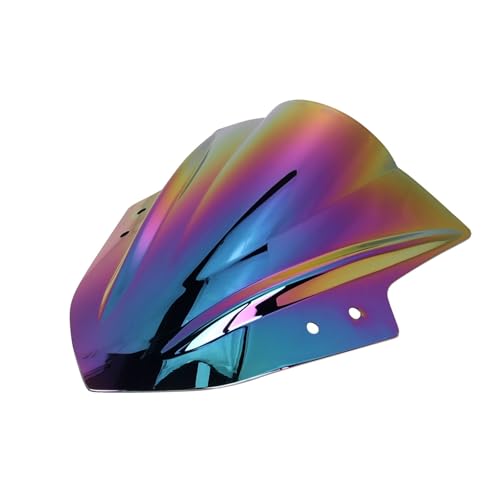 Pare-brise de moto à double bulle améliorant la circulation d'air sur Ninja 250 et 300