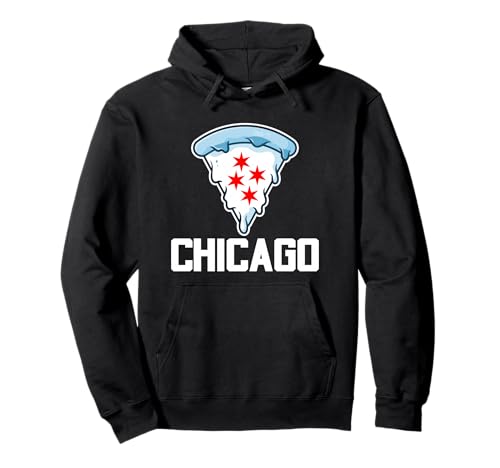 I Love Chicago, Deep Dish Delight: Cool Chicago Flag Pizza �p�[�J�[
