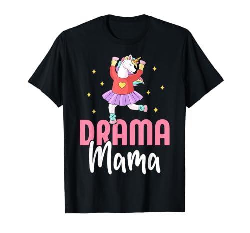 Drama Mama Theater Girl Artist Drama Play Theater Mom T-Shirt, Men, Black, XX-Large