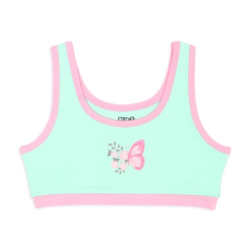 Image of YouGotPlanB Cotton Sports Bra | Ages 8-16 Years | U-Shaped Style | Non-Padded, Double-Layered for Coverage