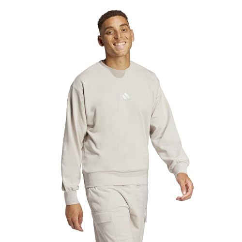 Image of adidas Mens Cotton M Feelcozy Swt Crew Neck Sweatshirt