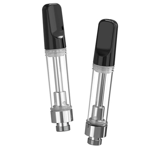 CannBro Einweg-Verdampfe,510er Gewinde,Ohne Nikotin/Ohne Flüssigkeit,Lebensmittelgeeignet · Kindersicher · Ideal Für CBD (Schwartz, 1.0ml, 2 Stück) CannBro Einweg-Verdampfe,510er Gewinde,Ohne Nikotin/Ohne Flüssigkeit,Lebensmittelgeeignet · Kindersicher · Ideal Für CBD (Schwartz, 1.0ml, 2 Stück)