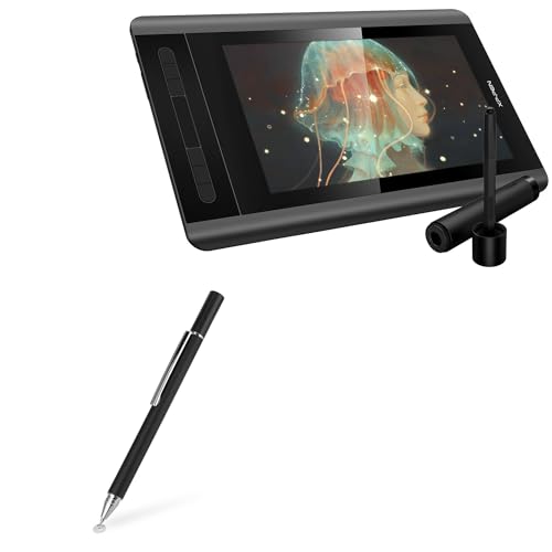 BoxWave �X�^�C���X�y�� XP-Pen Artist Display 12 Pro�Ή� - FineTouch �Ód�e�ʎ��X�^�C���X�A�������X�^�C���X�y�� - �W�F�b�g�u���b�N