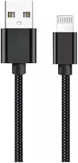 Fast Charging USB C To Lightning Charger Cable Compatible with iPhone 13, 13 Pro, 12 Pro Max, 11,X, XS, XR, AirPods Pro, Tablet, iPad, Camera, 1M USB Syncing, Nylon Braided