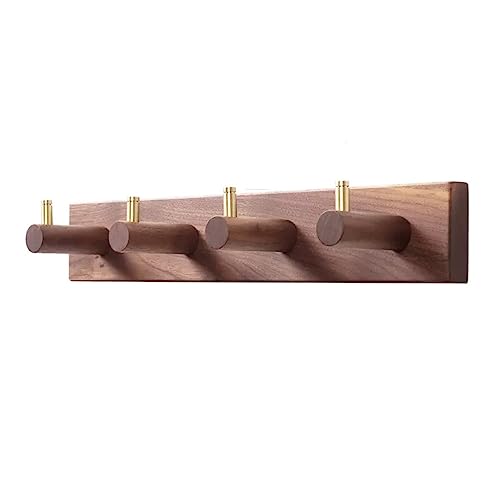 Porte-manteau mural NBYGSC en bois noble au design créatif pour entrée