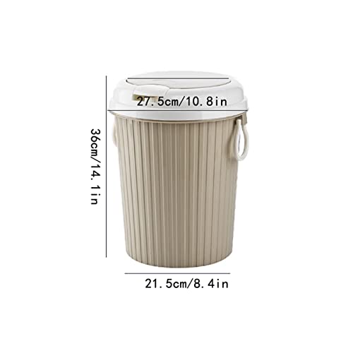 Bote de basura para separar residuos en espacios pequeños cubo de plástico rectangular C 4