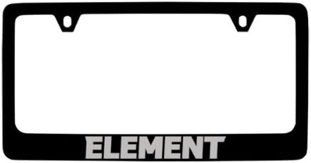 Honda Element Black Coated Zinc License Plate Frame Holder